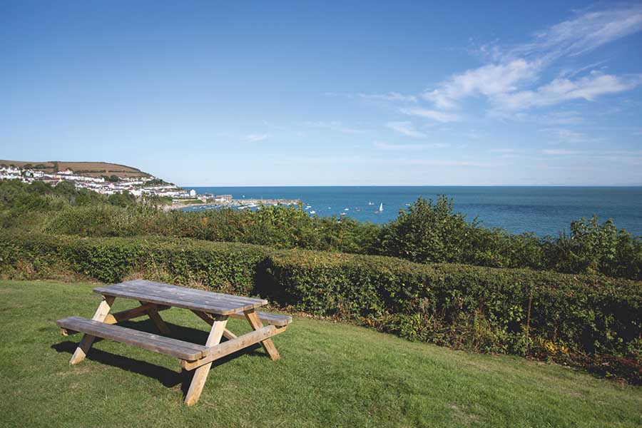 Coast view at Quay West Holiday Park